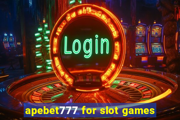 apebet777 for slot games