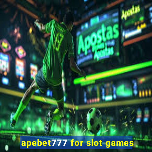 apebet777 for slot games