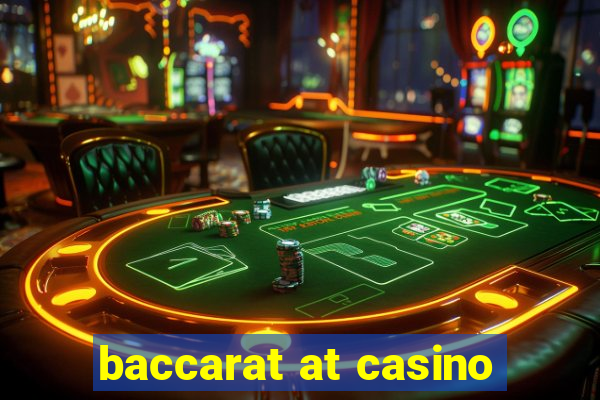 baccarat at casino