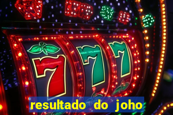 resultado do joho do bicho