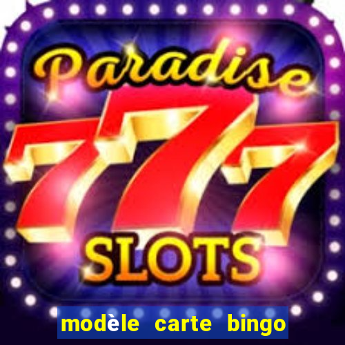 modèle carte bingo quarantaine gratuit