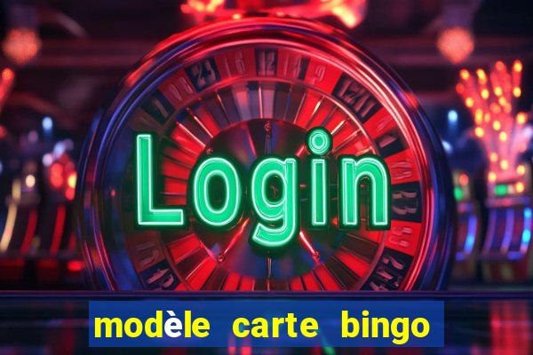 modèle carte bingo quarantaine gratuit