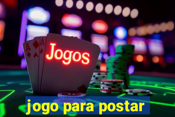 jogo para postar