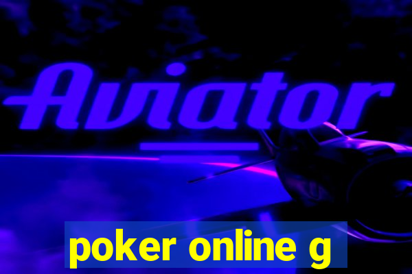 poker online g