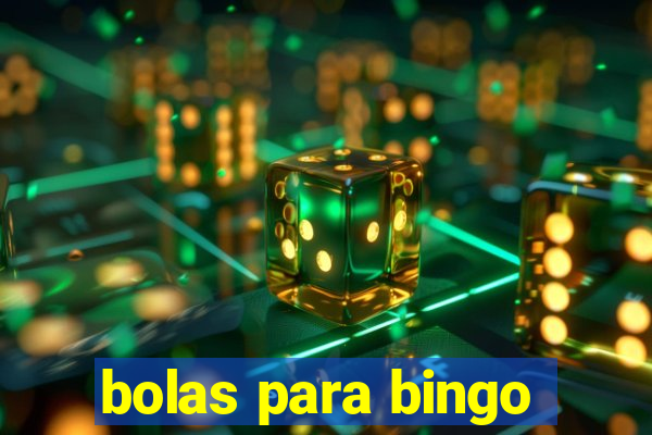 bolas para bingo