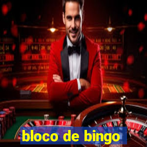 bloco de bingo