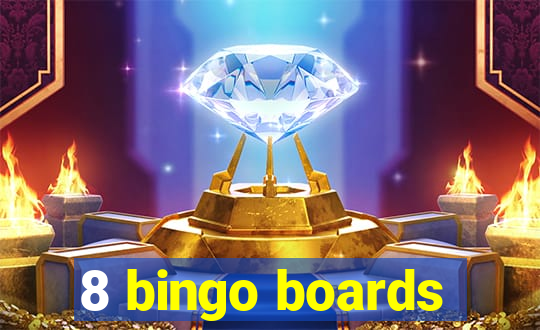 8 bingo boards