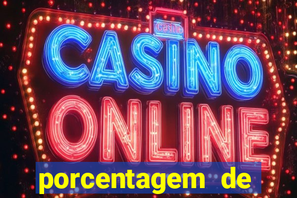 porcentagem de pagamento dos slots