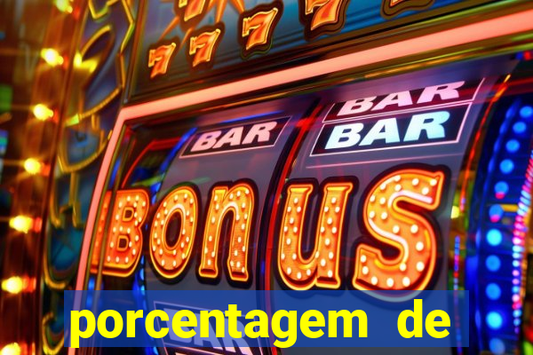 porcentagem de pagamento dos slots