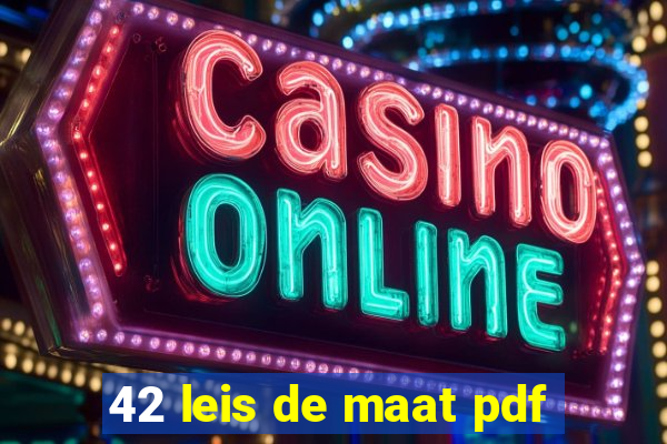 42 leis de maat pdf