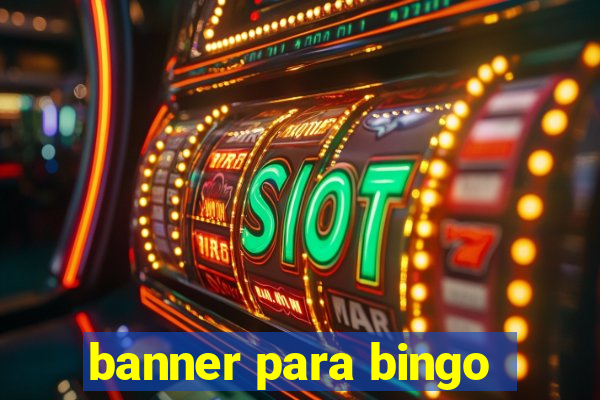 banner para bingo