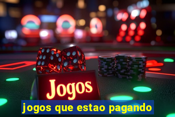 jogos que estao pagando