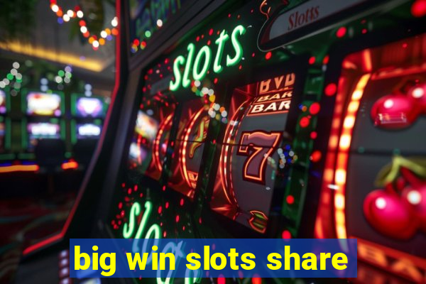 big win slots share