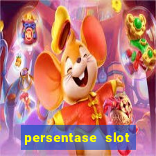 persentase slot hari ini