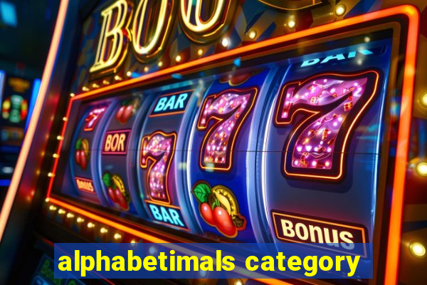 alphabetimals category