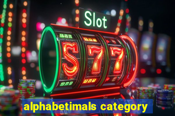 alphabetimals category