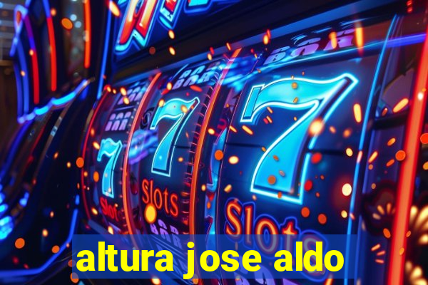 altura jose aldo