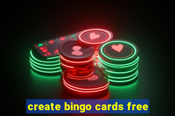 create bingo cards free