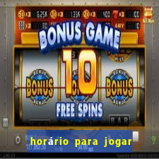 horário para jogar fortune rabbit