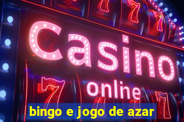 bingo e jogo de azar