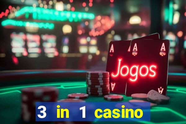 3 in 1 casino game table