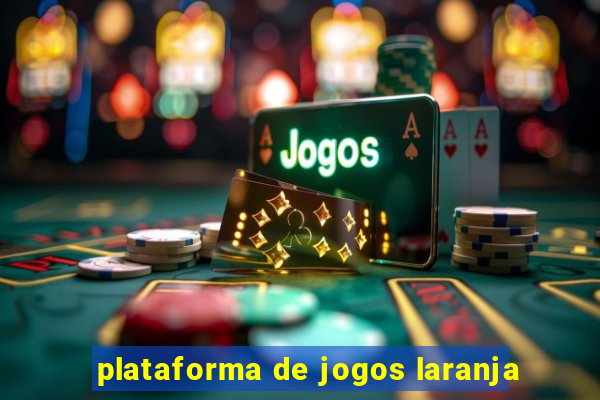 plataforma de jogos laranja