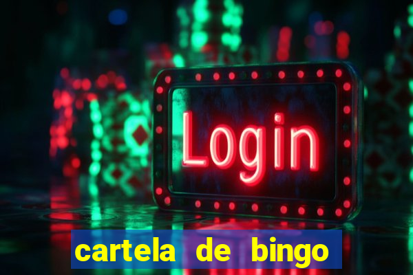 cartela de bingo para imprimir gratis