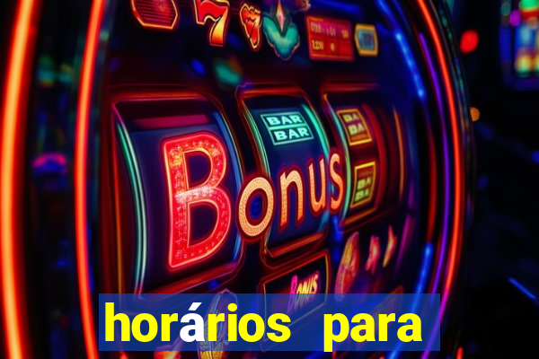 horários para jogar fortune rabbit