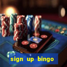 sign up bingo bonus no deposit