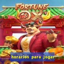 horarios para jogar fortune ox