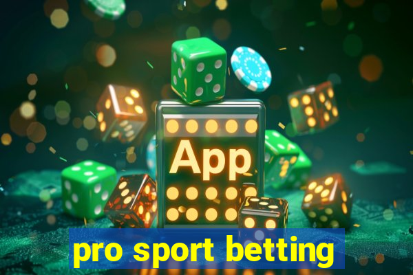 pro sport betting