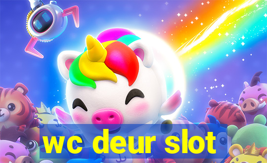 wc deur slot