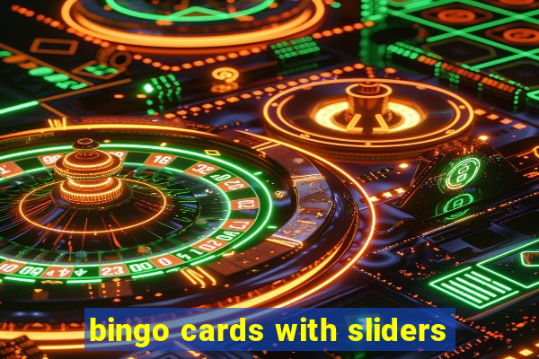 bingo cards with sliders