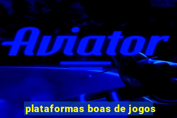 plataformas boas de jogos