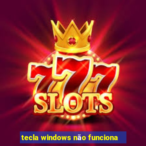 tecla windows não funciona