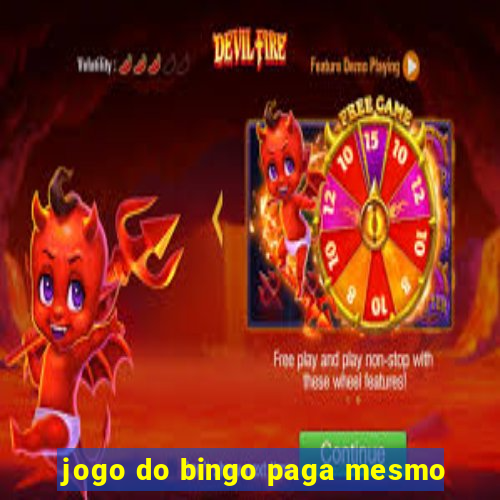 jogo do bingo paga mesmo