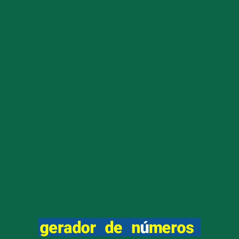 gerador de números para bingo online