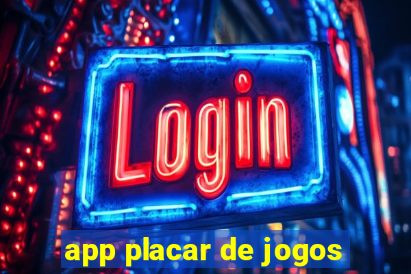 app placar de jogos