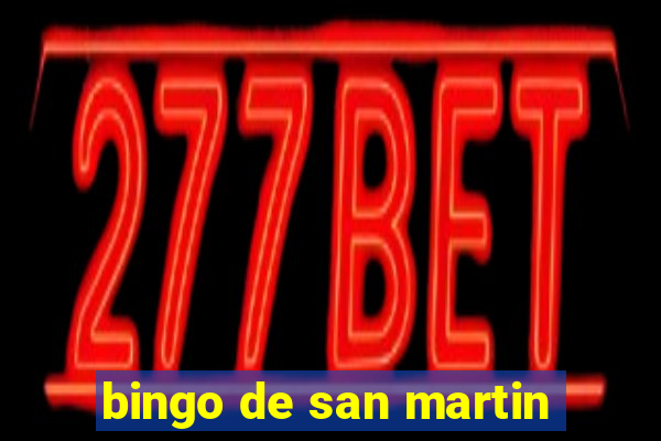 bingo de san martin