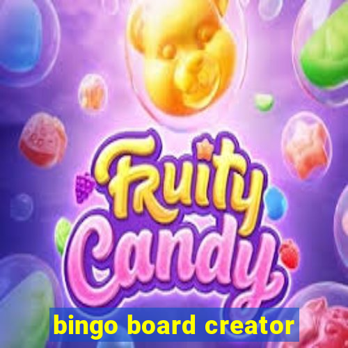 bingo board creator