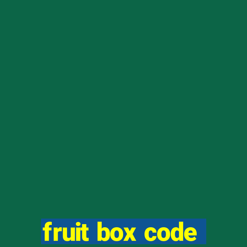 fruit box code