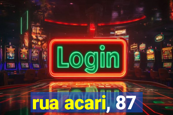 rua acari, 87