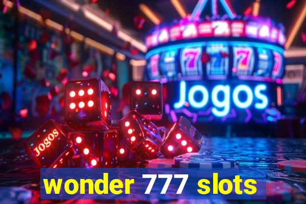 wonder 777 slots