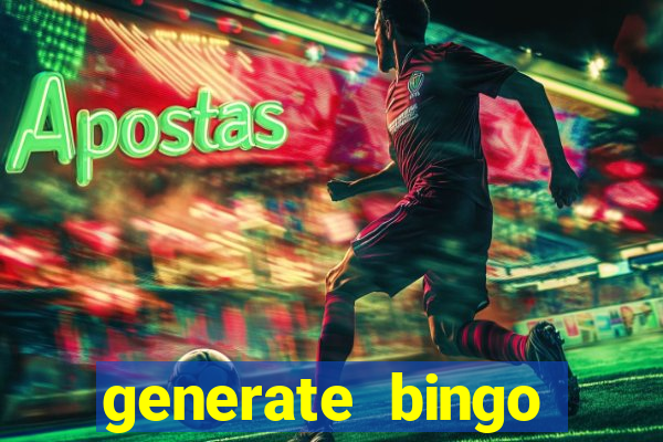 generate bingo cards with pictures