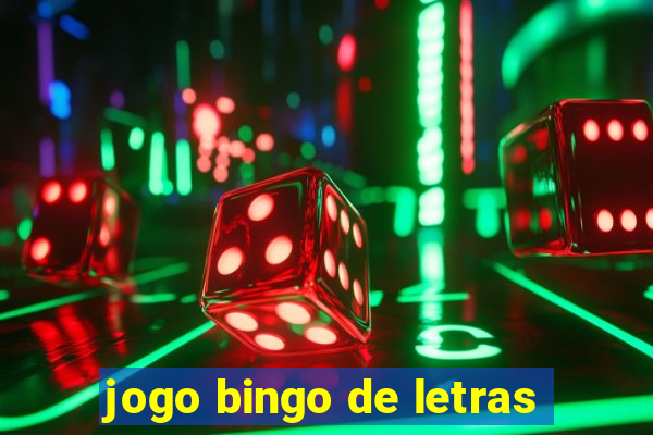 jogo bingo de letras