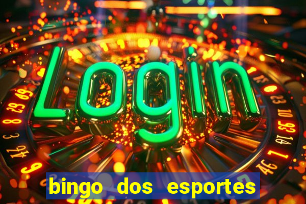 bingo dos esportes para imprimir