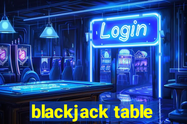 blackjack table