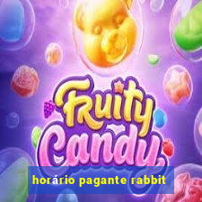 horário pagante rabbit