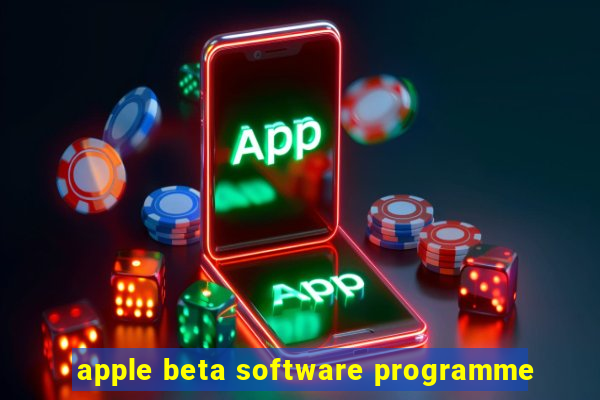 apple beta software programme