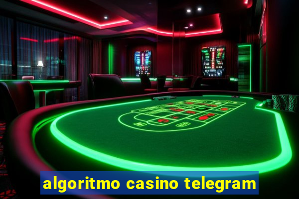 algoritmo casino telegram